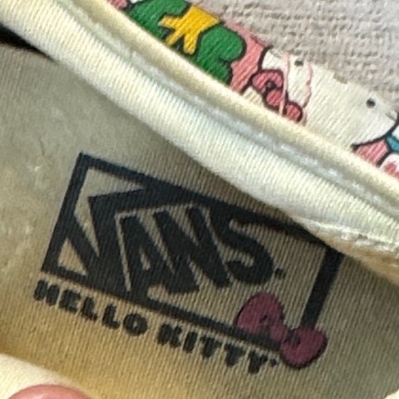 Vans Kids Sneakers with Hello Kitty Design - Pink and Green - Picture 6 of 8